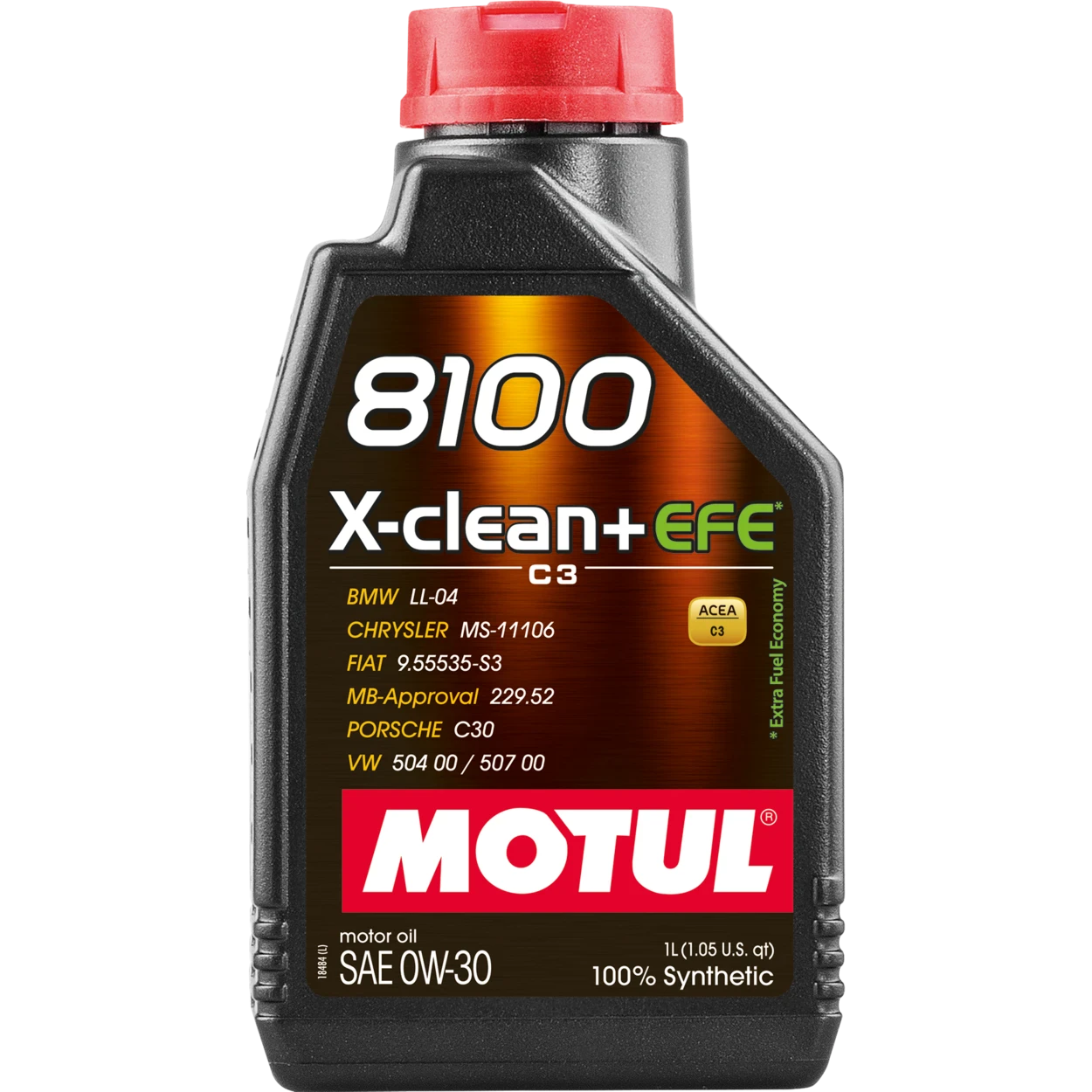 MOTUL 8100 X-CLEAN+ EFE 0W-30