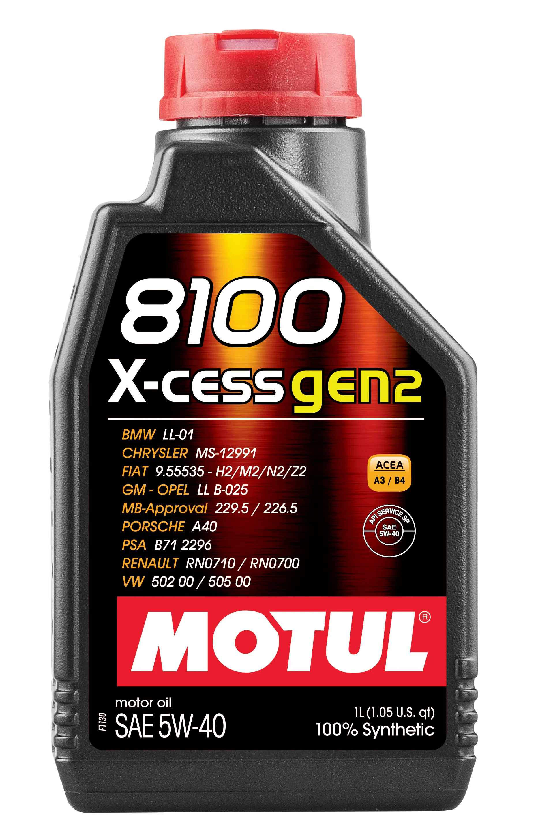 MOTUL 8100 X-CESS GEN2 5W-40